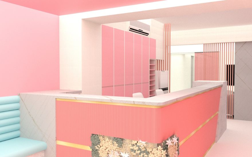 醫美診所櫃台-1