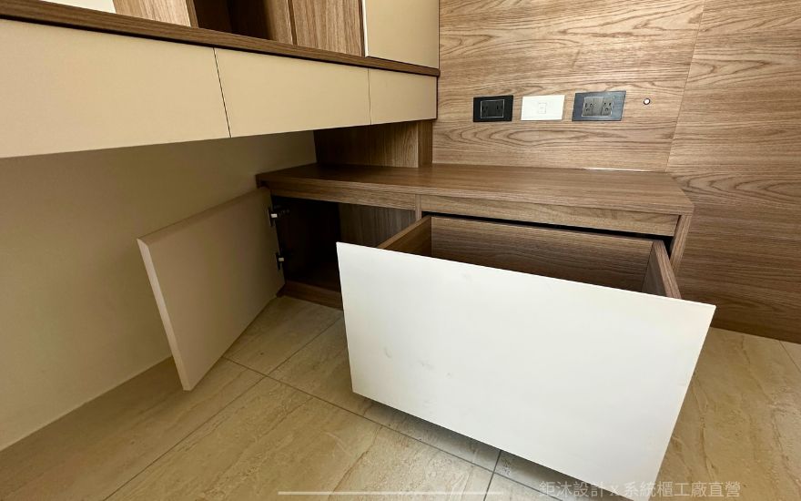 系統櫃抽屜滑軌與深度