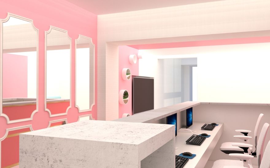 醫美診所櫃台-2