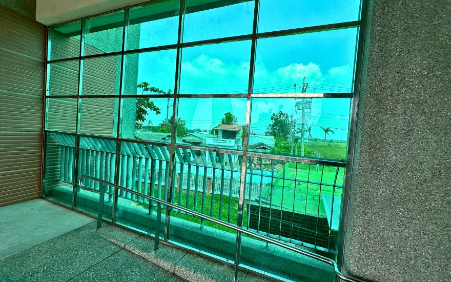 綠色擋雨板工程細節